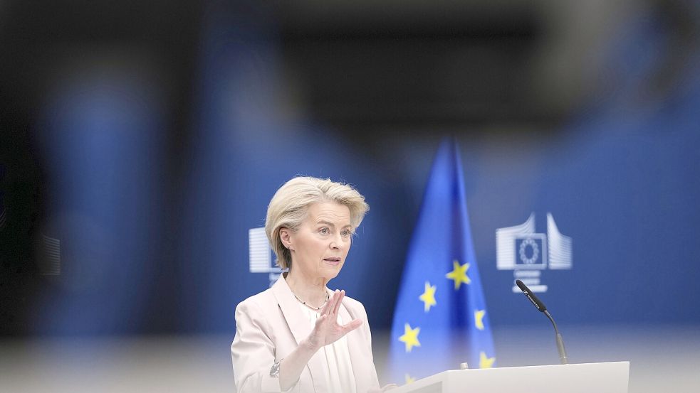 Ursula von der Leyen will Europa wieder aufrüsten - und hat dafür einen Milliarden-Plan vorgelegt Foto: dpa/AP/Virginia Mayo