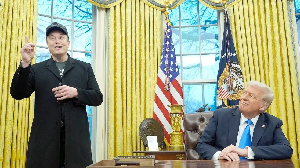 Musk hat den Status als „besonderer Regierungsangestellter“. (Archivbild) Foto: Alex Brandon/AP/dpa
