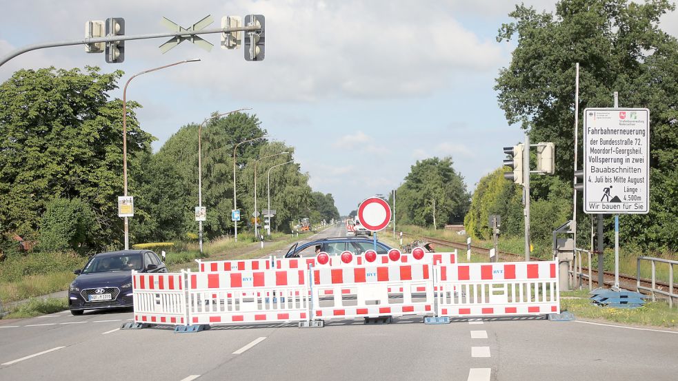 Bauarbeiten An B 72: Bundesstraße Seit Dem Morgen Gesperrt ...