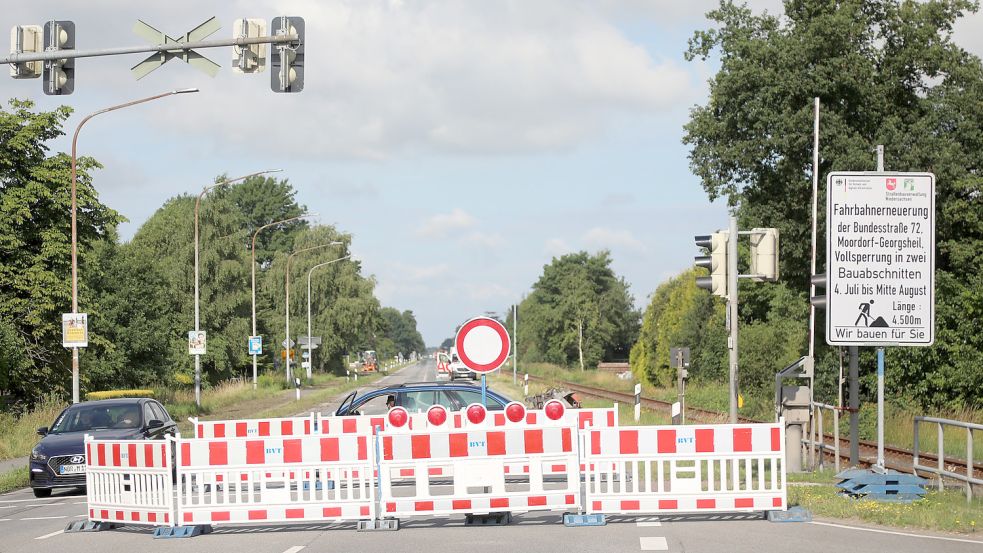 Sperrung Der Bundesstraße: Baustelle Wandert Früher Als Geplant ...