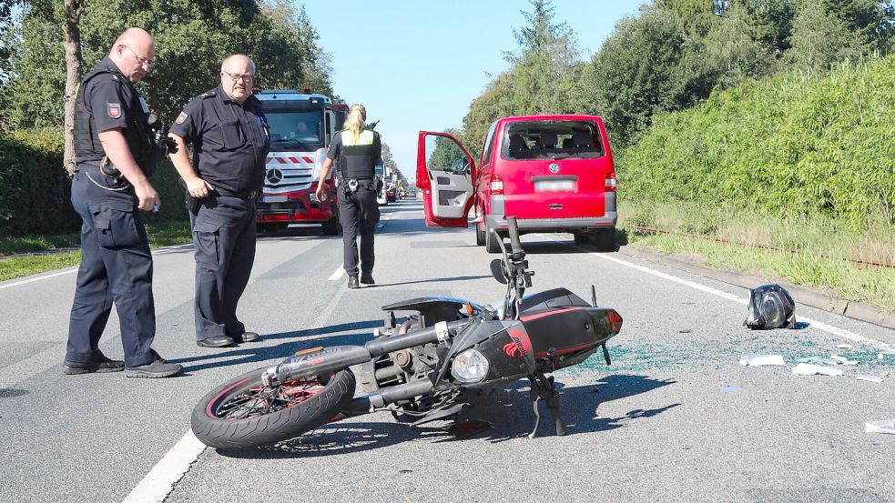 Unfälle Auf Der B72: Motorradfahrer Nach Zwei Zusammenstößen Verletzt ...